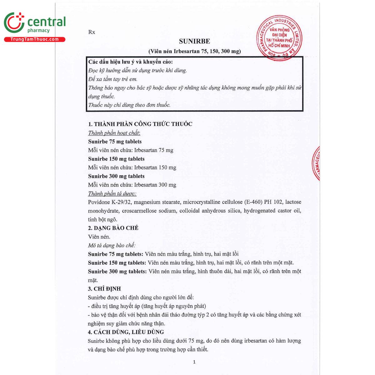 sunirbe 150mg 3 A0787