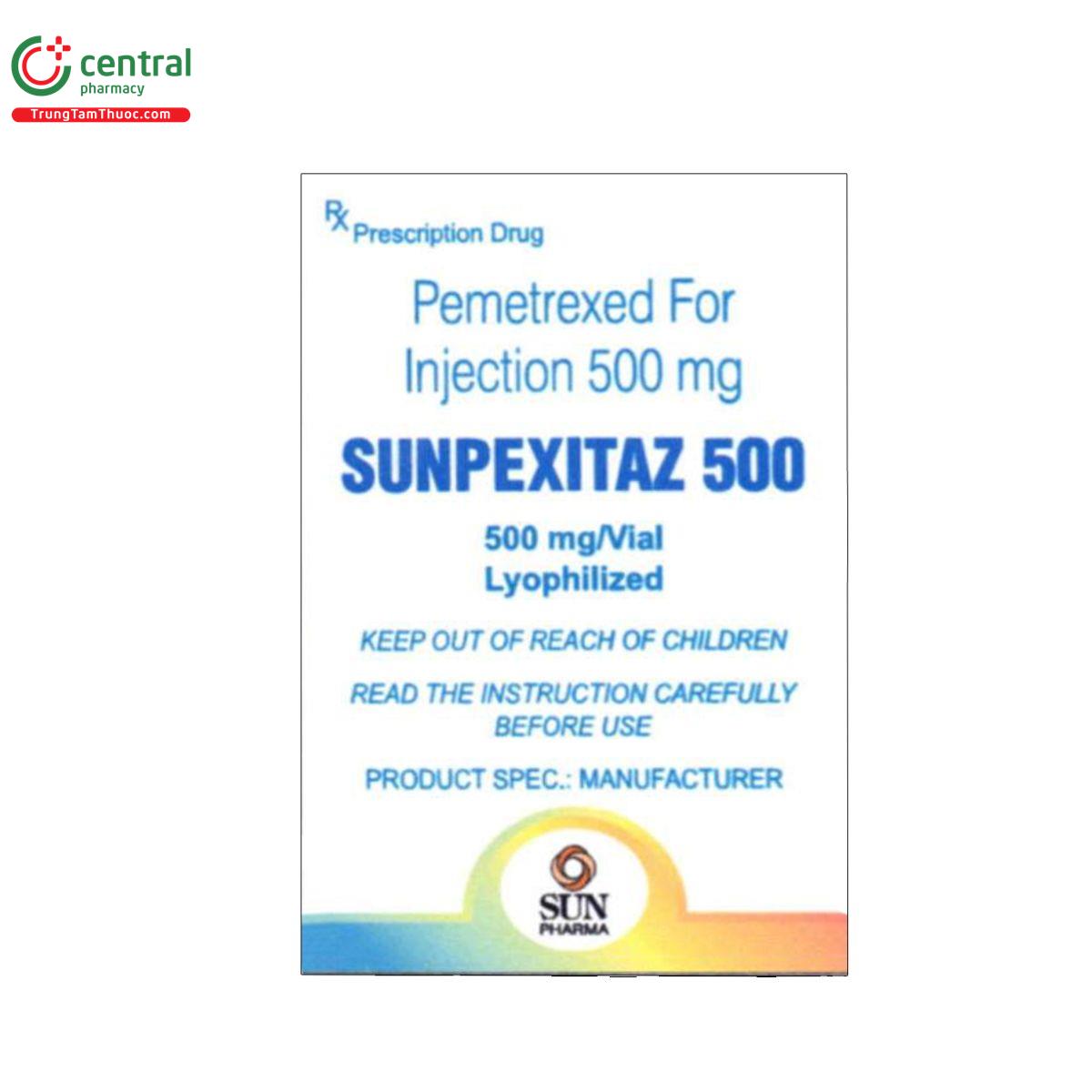 sunpexitaz 500mg 1 O5727