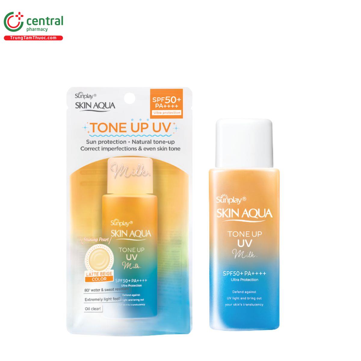 sunplay skin aqua tone up uv milk latte beige 1 D1135 sunplay skin aqua tone up uv milk latte beige 1 D1135