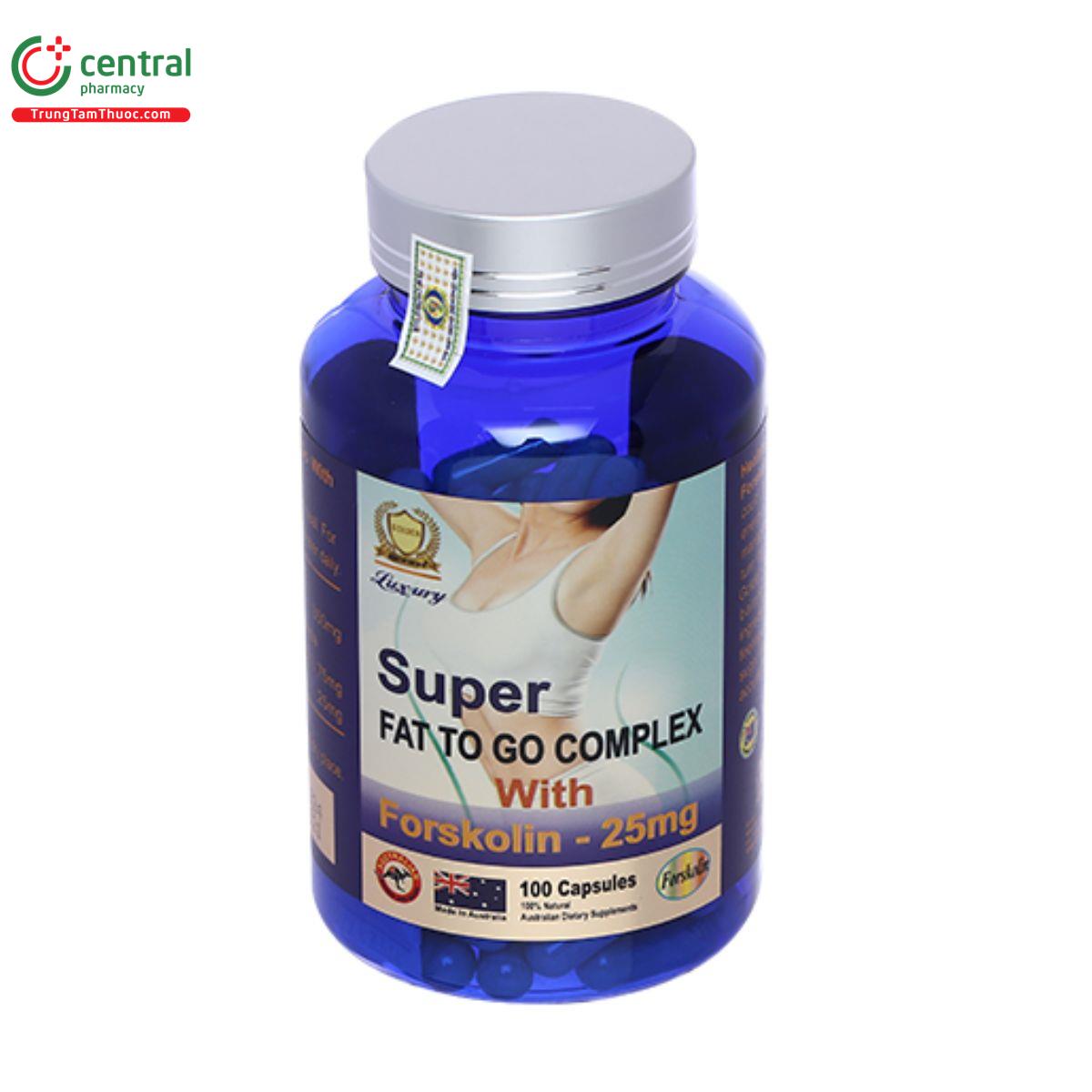 super fat to go complex with forskolin 25mg 4 G2587