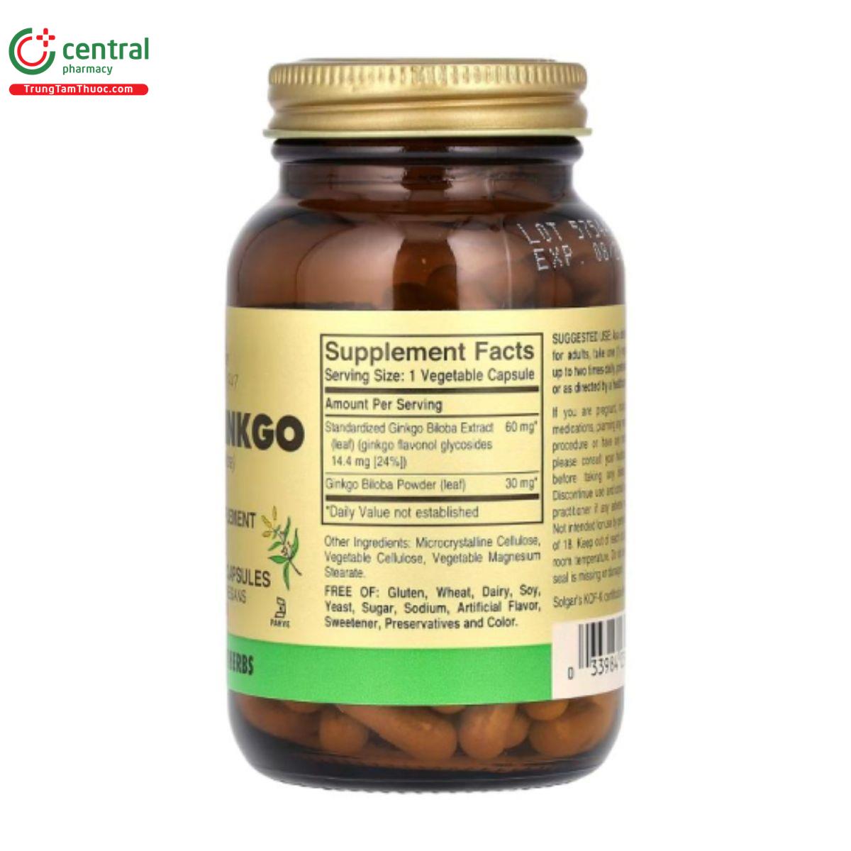 super ginkgo solgar 2 V8431 super ginkgo solgar 2 V8431