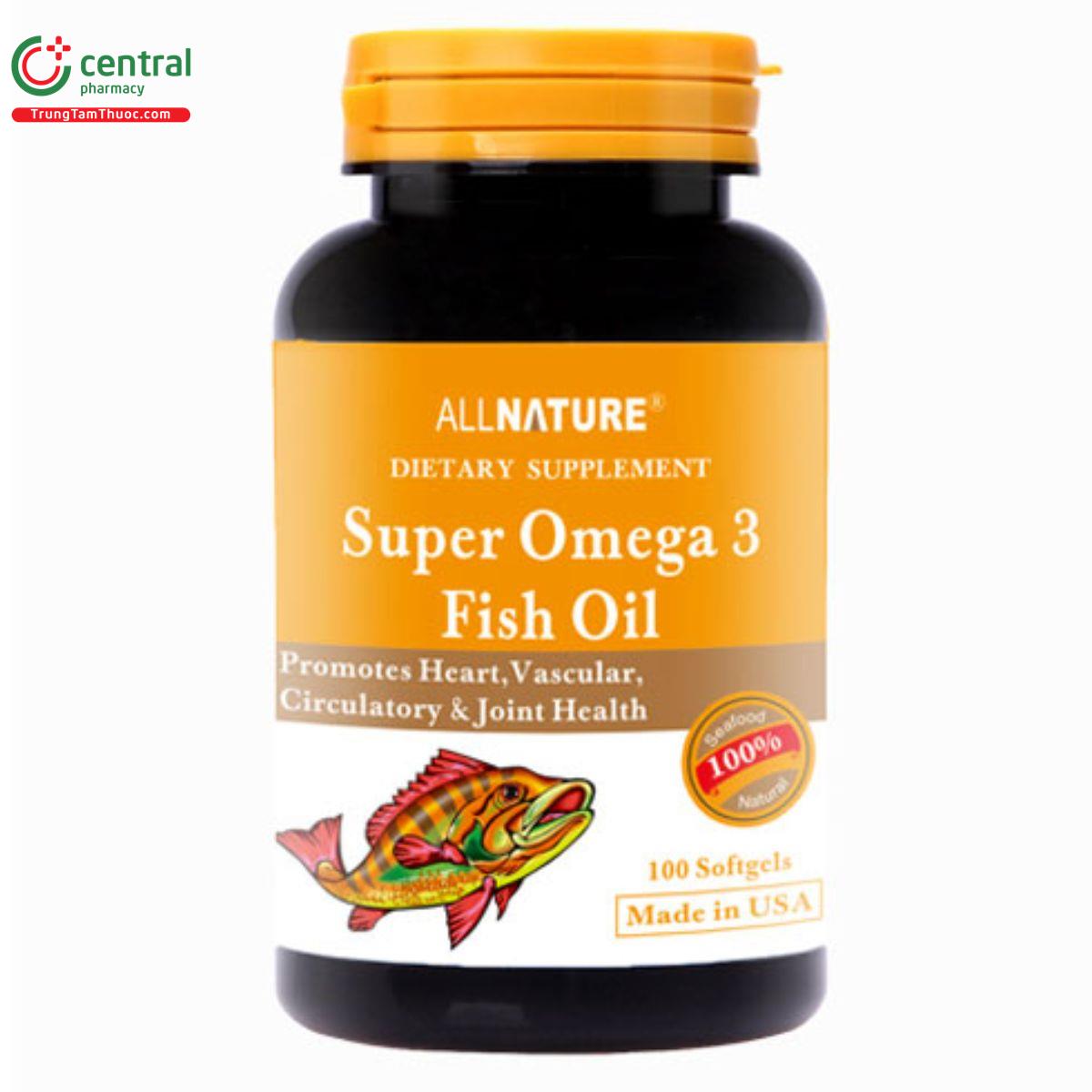 super omega 3 fish oil allnature B0425