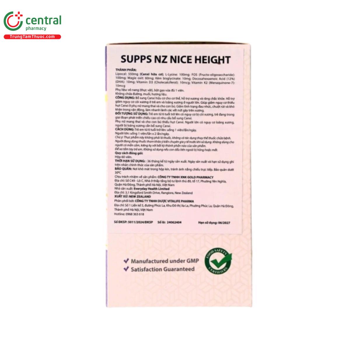 supps nz nice height 3 K4718