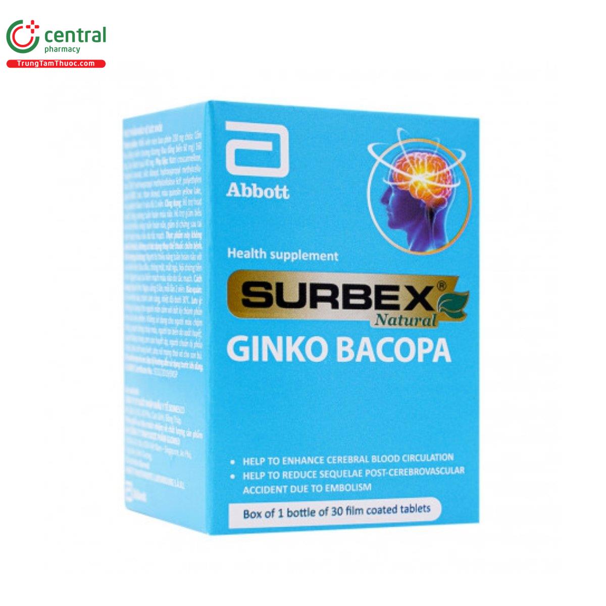 surbex natural ginko bacopa 2 Q6367 surbex natural ginko bacopa 2 Q6367