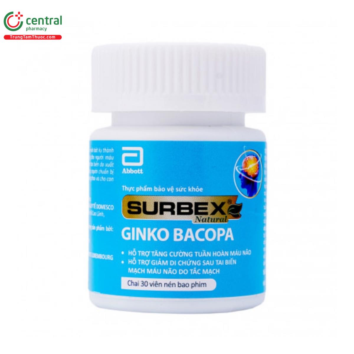 surbex natural ginko bacopa 4 D1884 surbex natural ginko bacopa 4 D1884