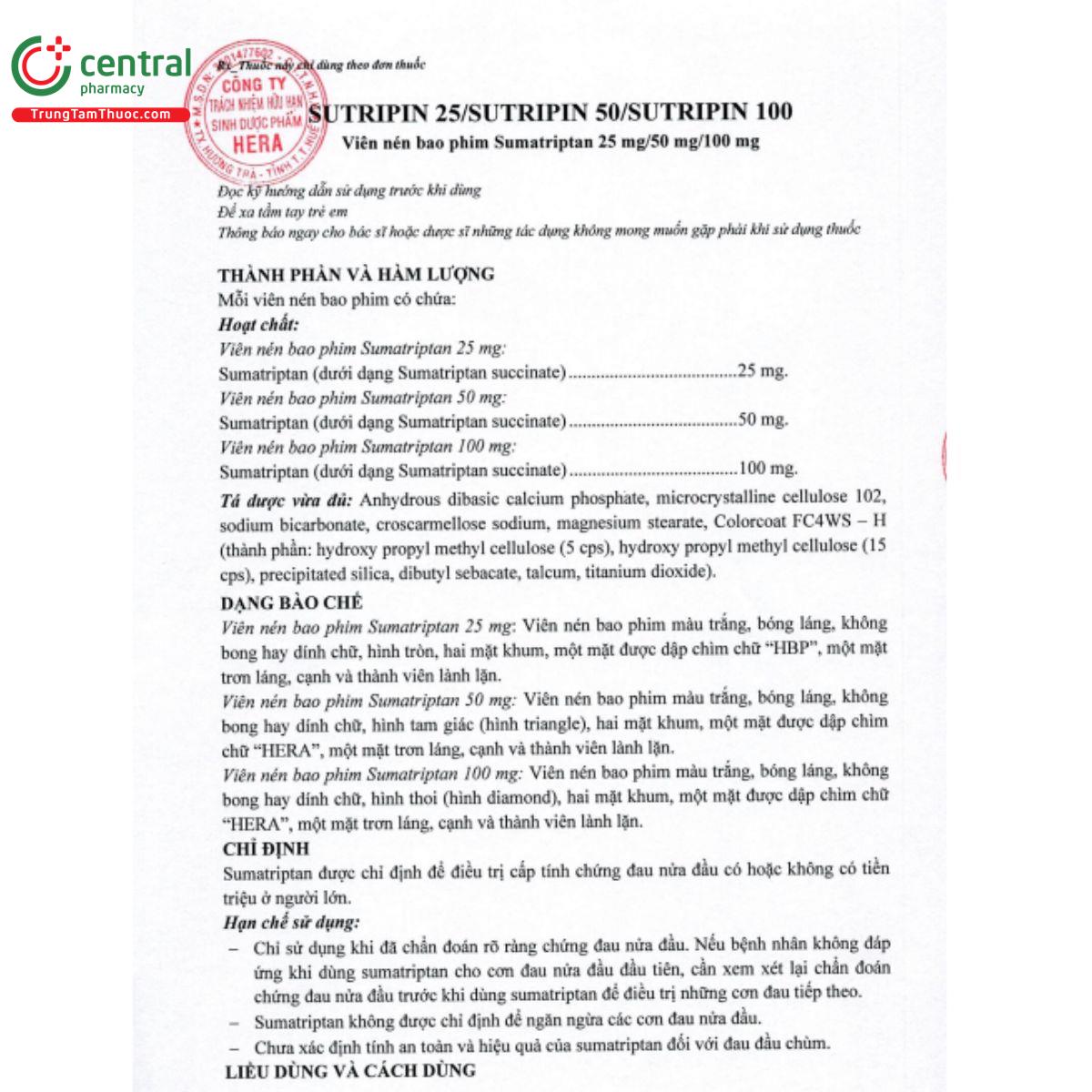 sutripin 25mg 4 G2018