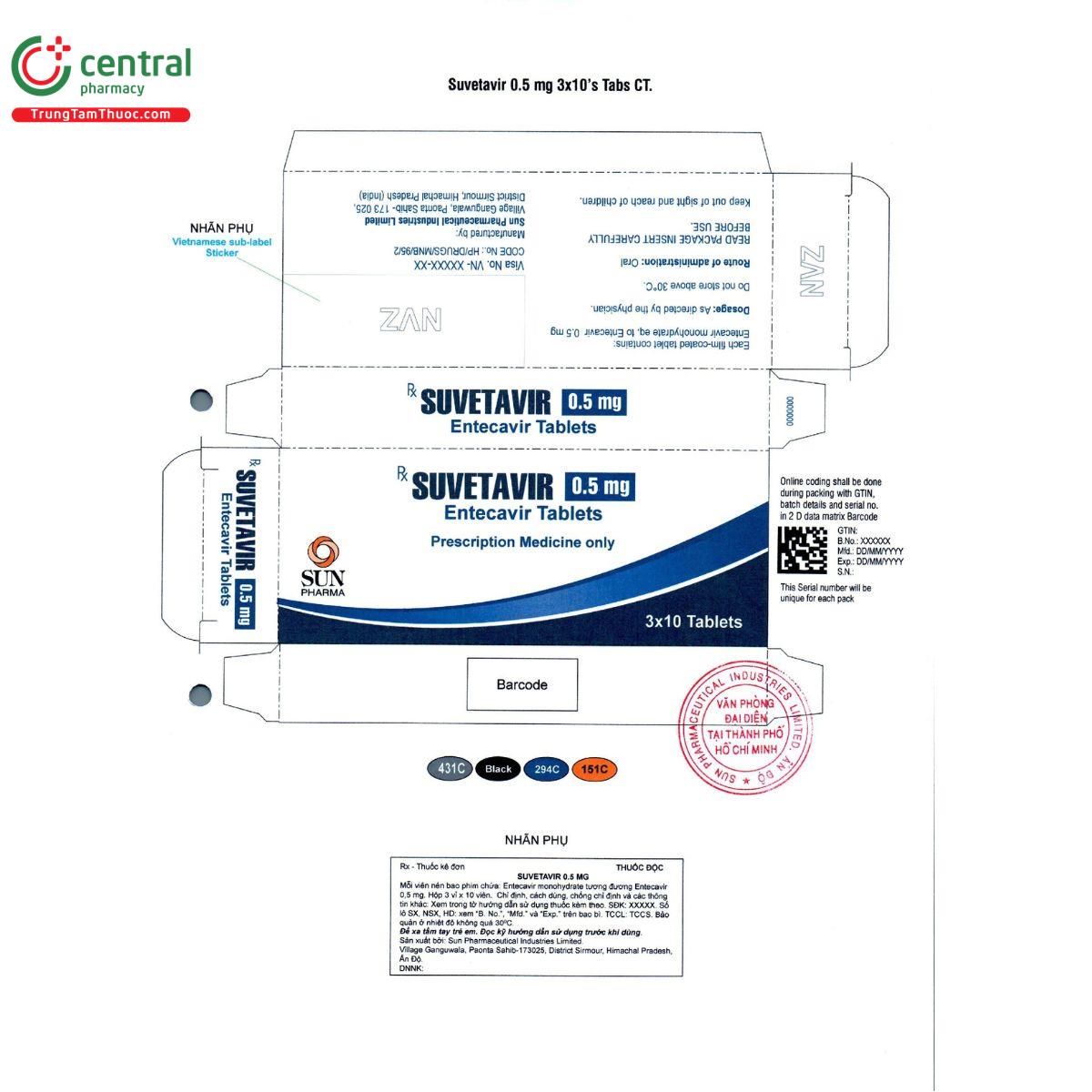 suvetavir 05 mg 2 K4403