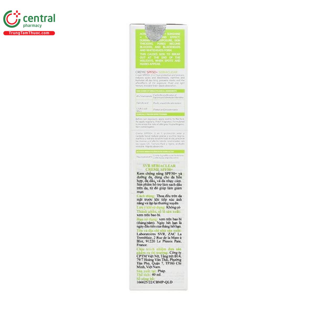 svr sebiaclear creme spf50 10 C1785 svr sebiaclear creme spf50 10 C1785