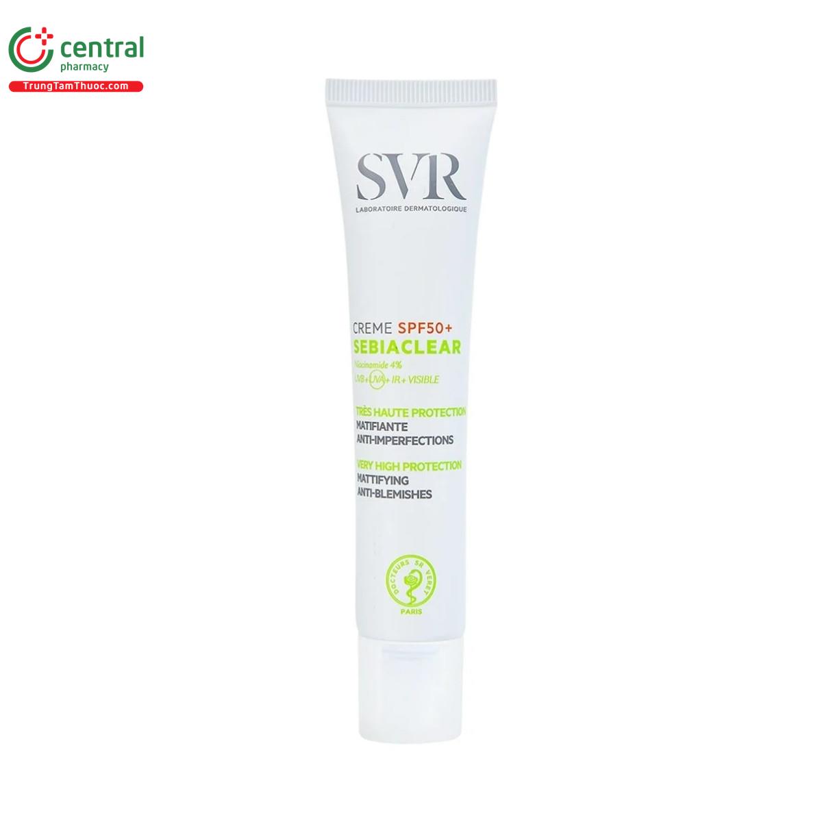 svr sebiaclear creme spf50 16 L4606 svr sebiaclear creme spf50 16 L4606