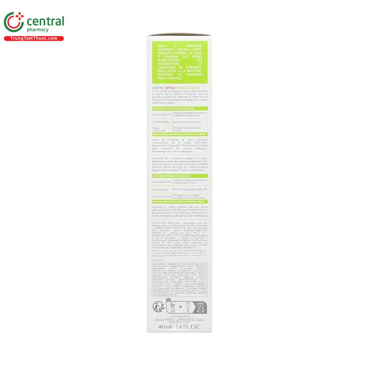 svr sebiaclear creme spf50 9 V8606 svr sebiaclear creme spf50 9 V8606