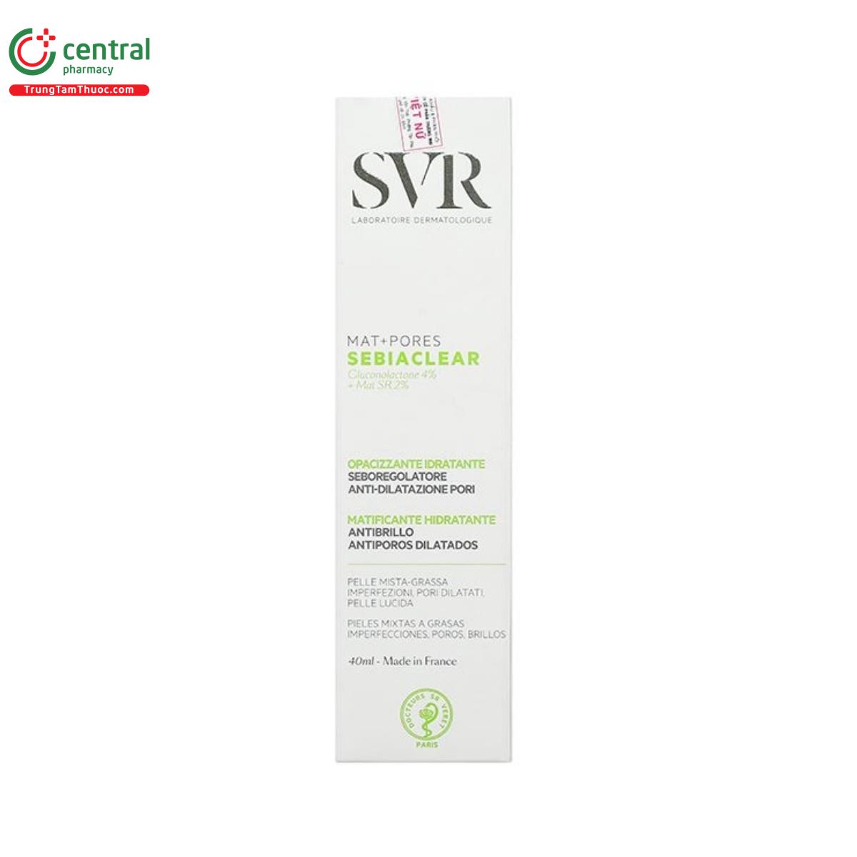 svr sebiaclear mat pores 6 L4725 svr sebiaclear mat pores 6 L4725