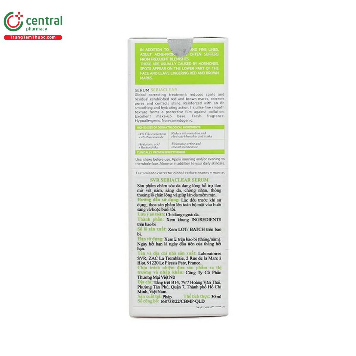 svr sebiaclear serum 6 I3766 svr sebiaclear serum 6 I3766
