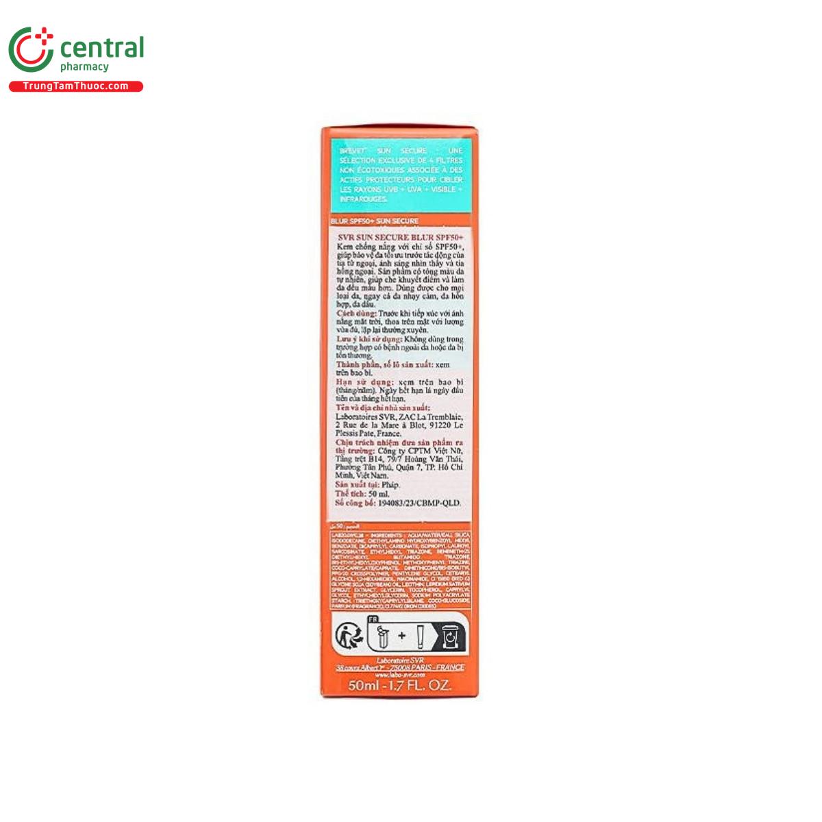 svr sun secure blur spf50 4 O5718
