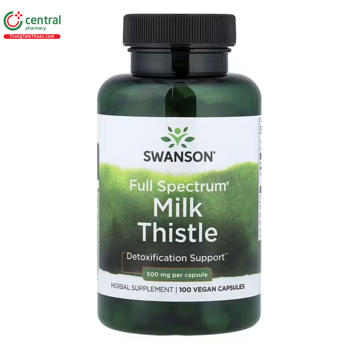 swanson full spectrum milk thistle 1g A0802
