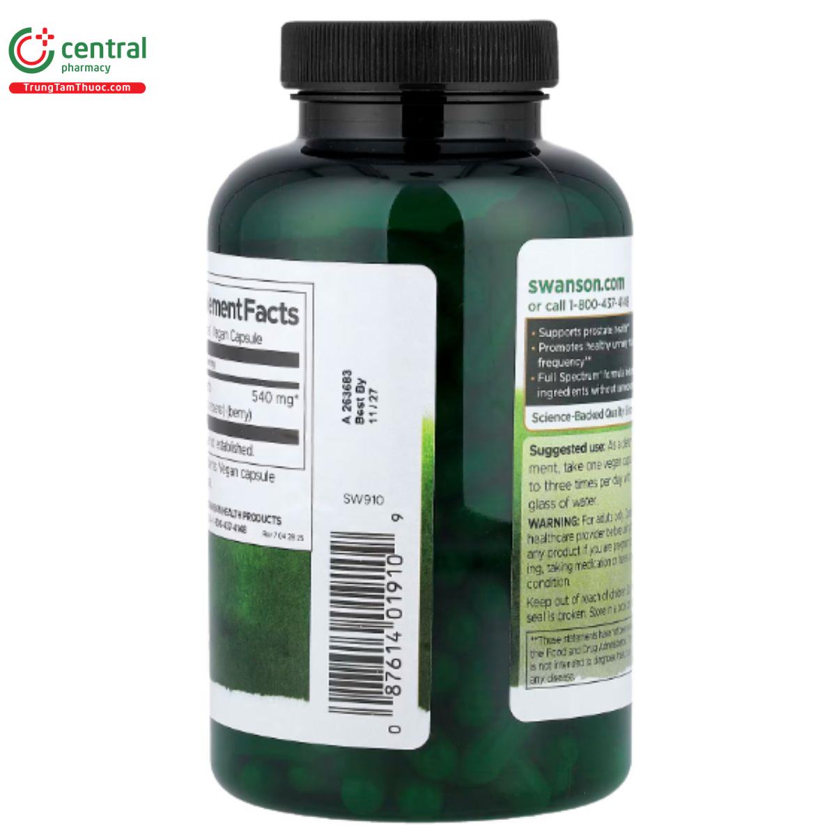 swanson full spectrum saw palmetto 540mg 4 N5580