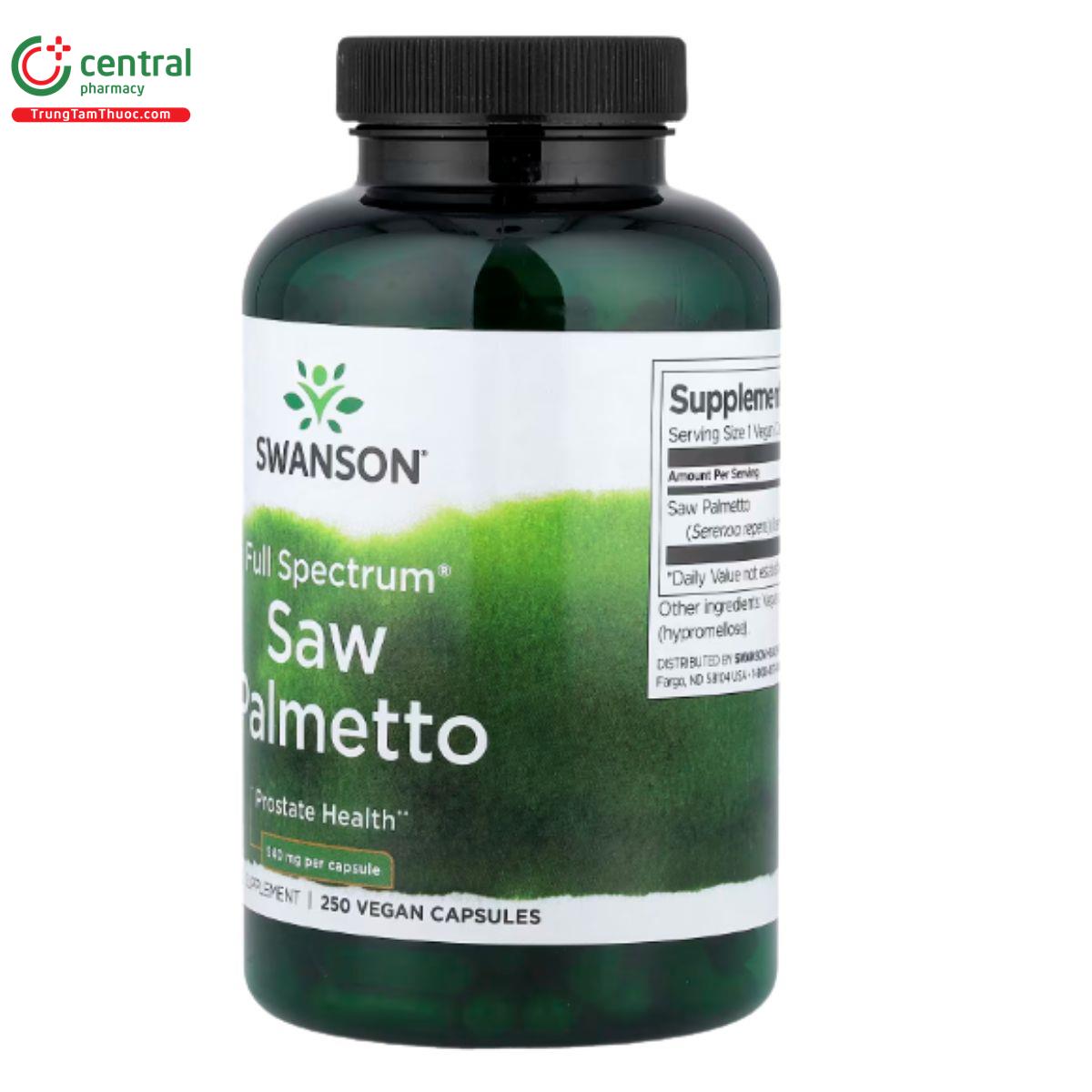 swanson full spectrum saw palmetto 540mg 5 G2210