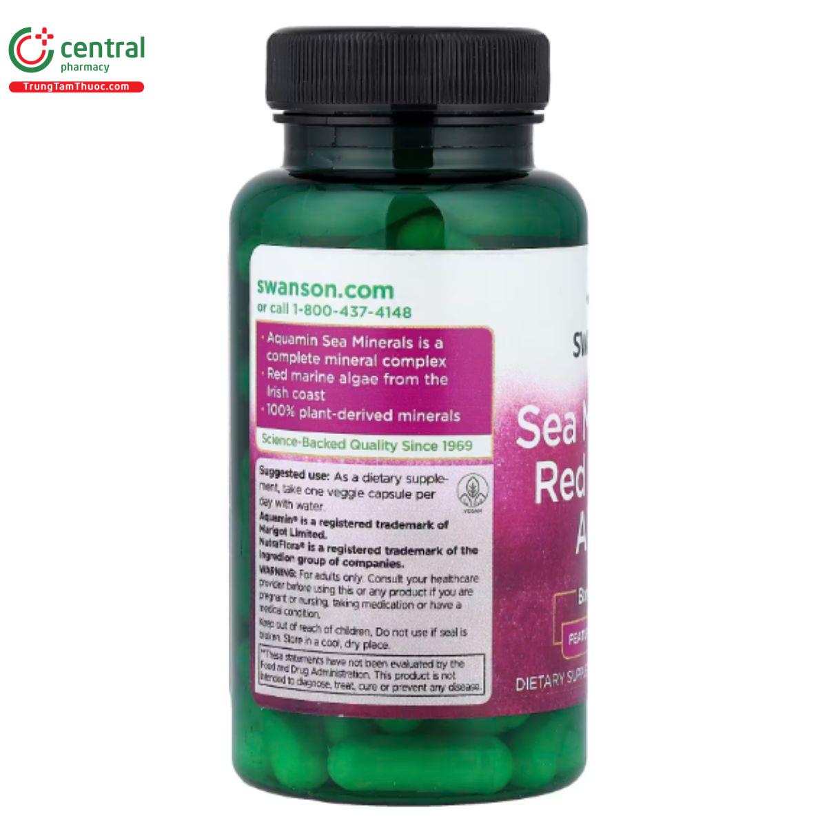 swanson sea minerals red mineral algae M5343