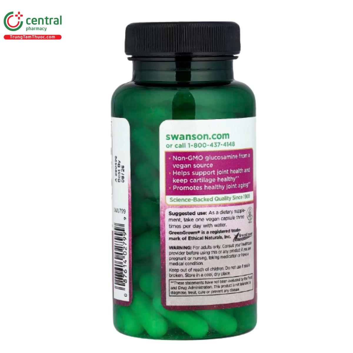 swanson vegan glucosamine shellfish free 3 O5236