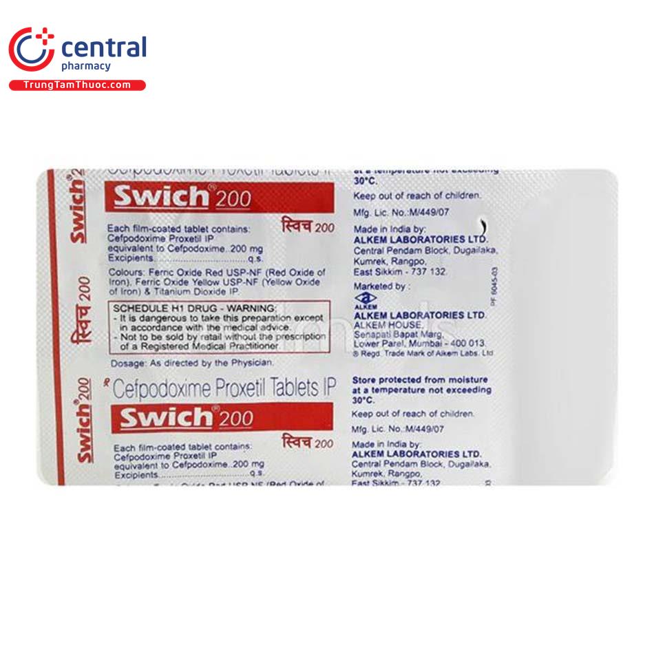 swich 200 tablets 8 L4253