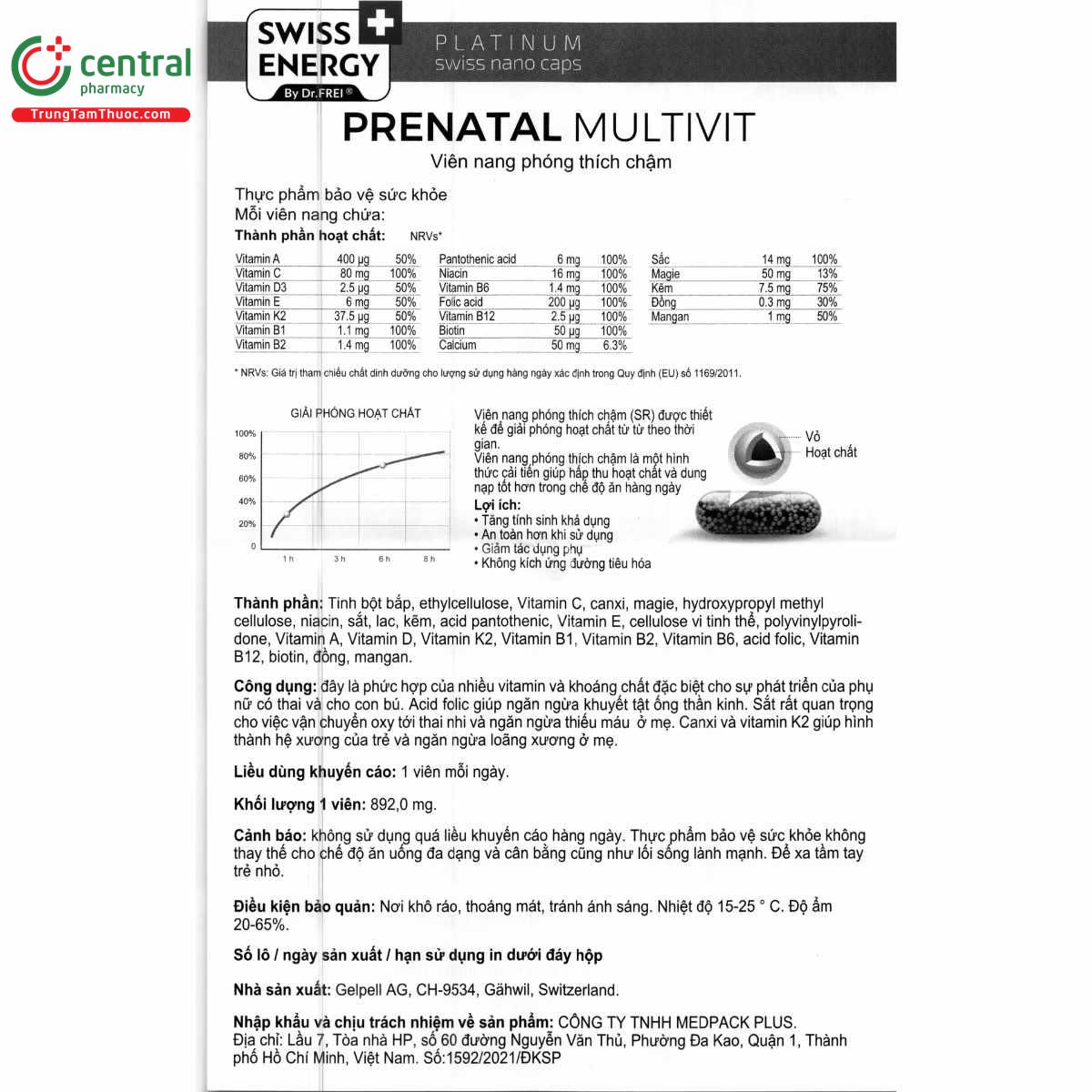 swiss energy prenatal multivit 9 T7756