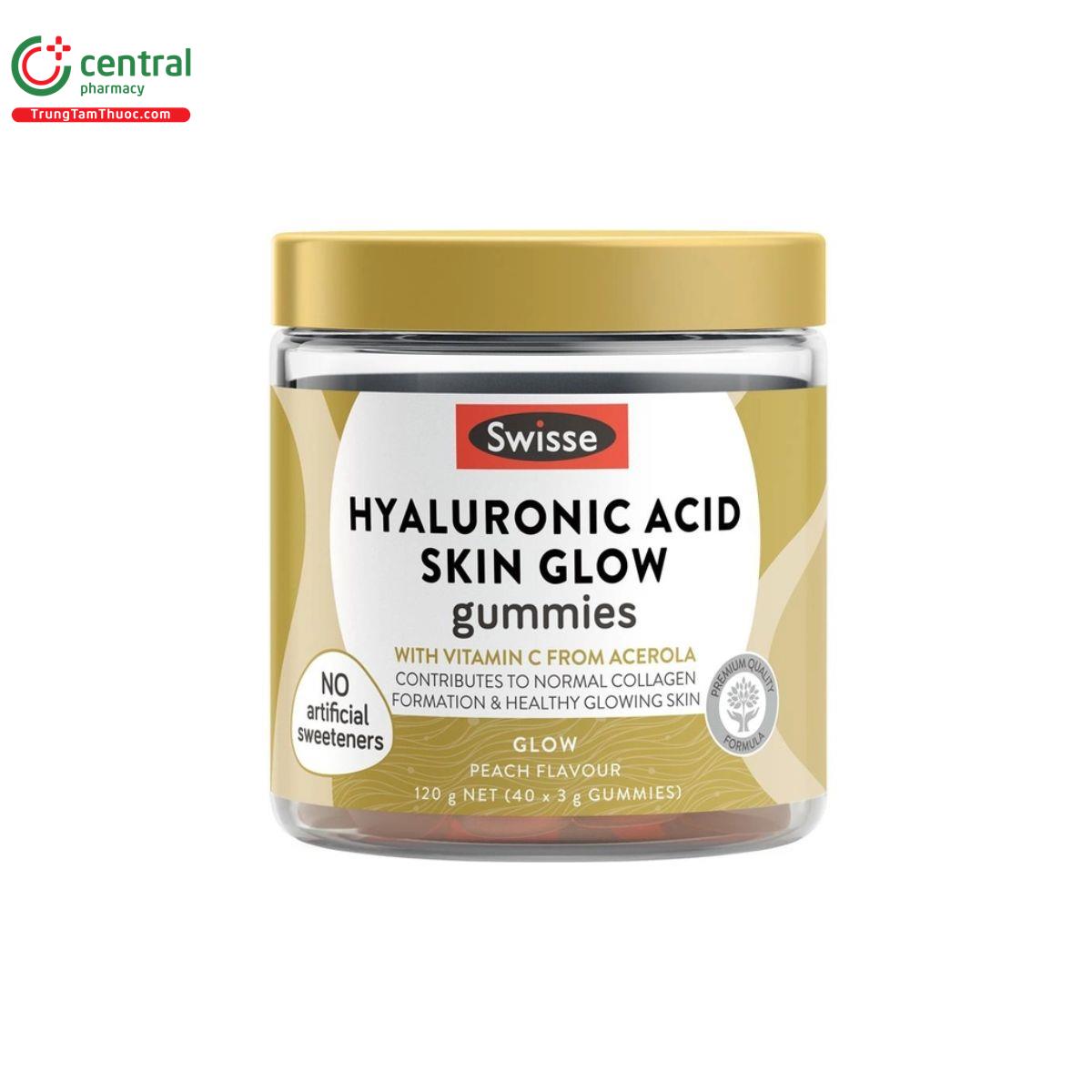 swisse hyaluronic acid skin glow gummies 1 K4827