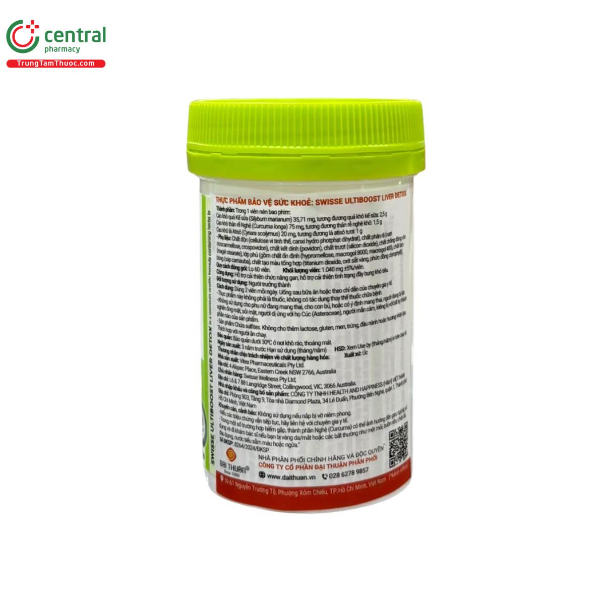 swisse liver detox 5 K4060