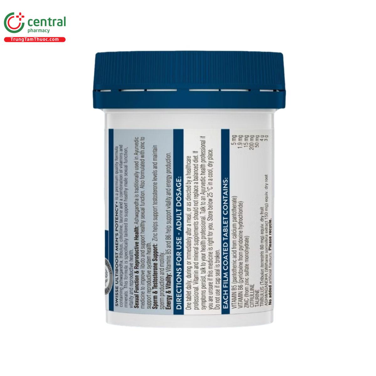 swisse ultiboost mens potency 2 C1852