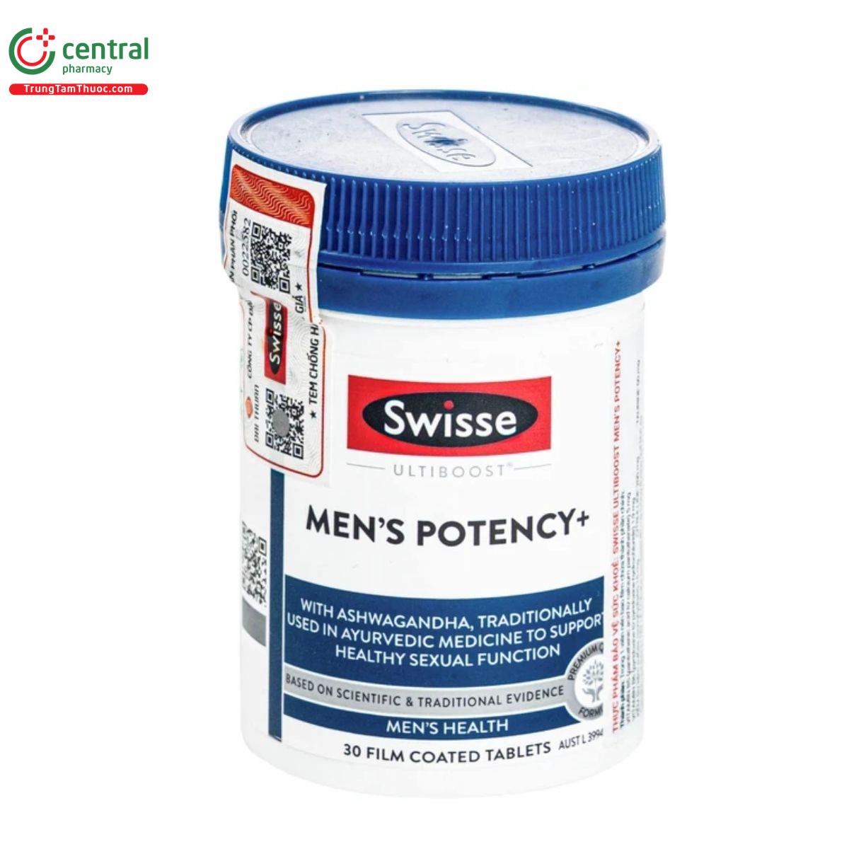 swisse ultiboost mens potency 4 E1520