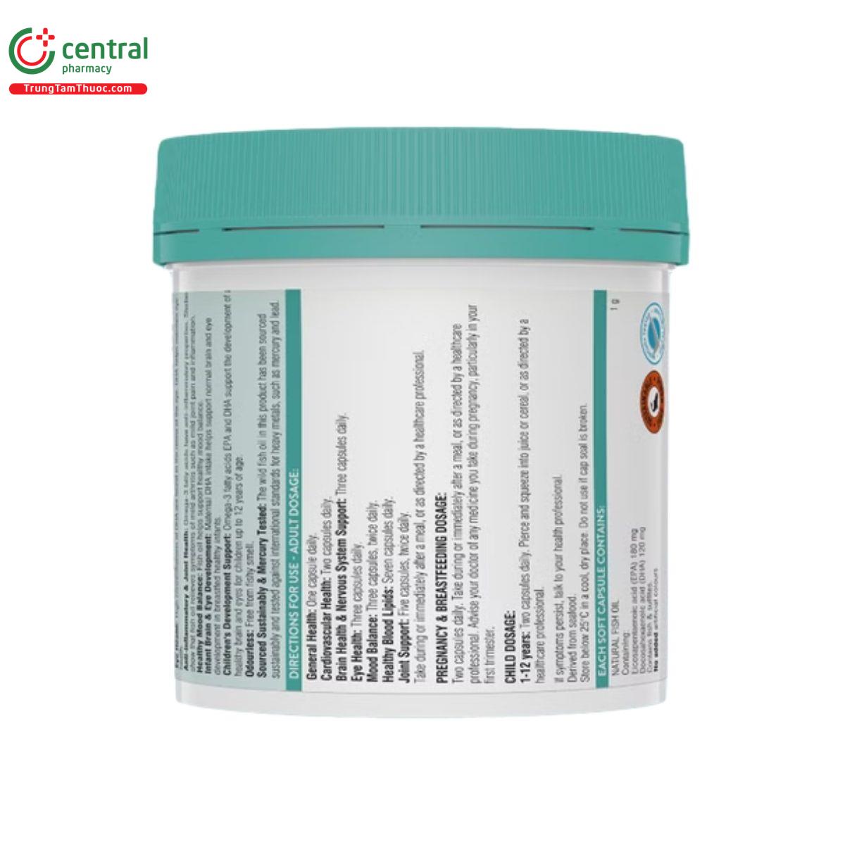 swisse ultiboost odourless wild fish oil 1000mg 2 B0140