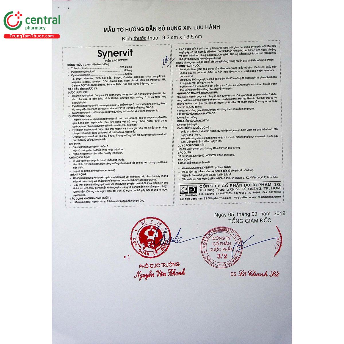 synervit ftpharma vien 8 A0677 synervit ftpharma vien 8 A0677