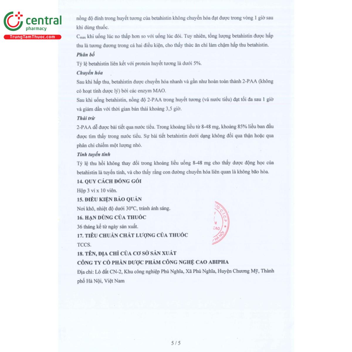 tabever 24mg 9 D1468