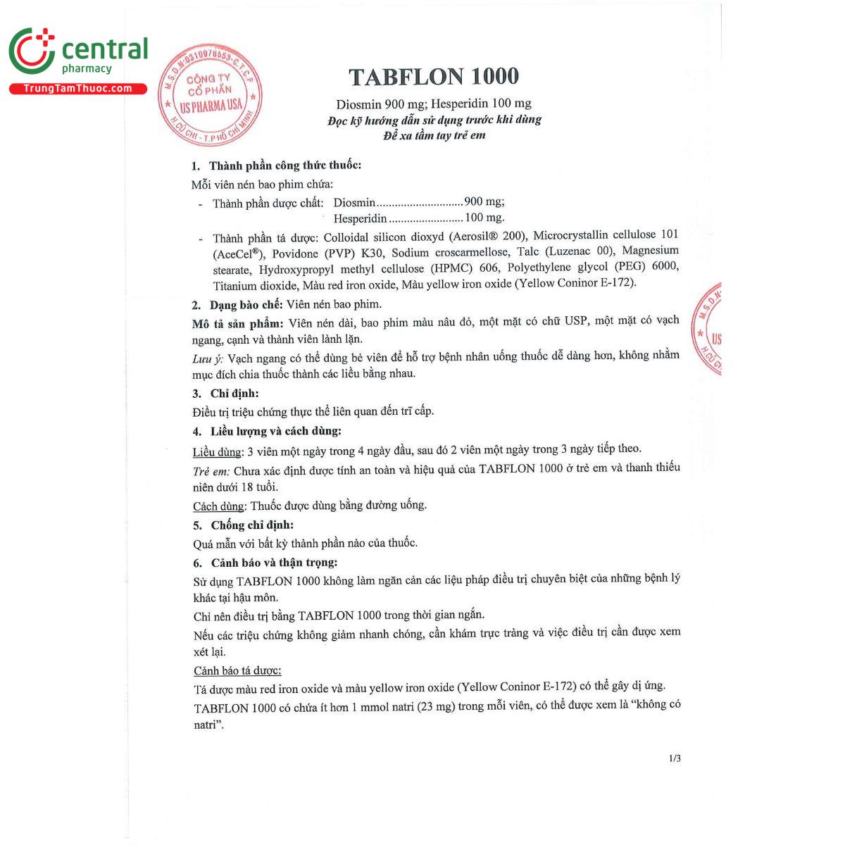 tabflon 1000 3 M4021