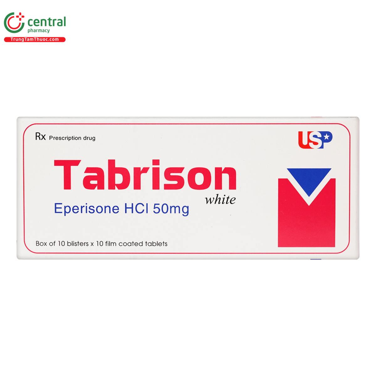 tabrison white 50mg 4 U8377