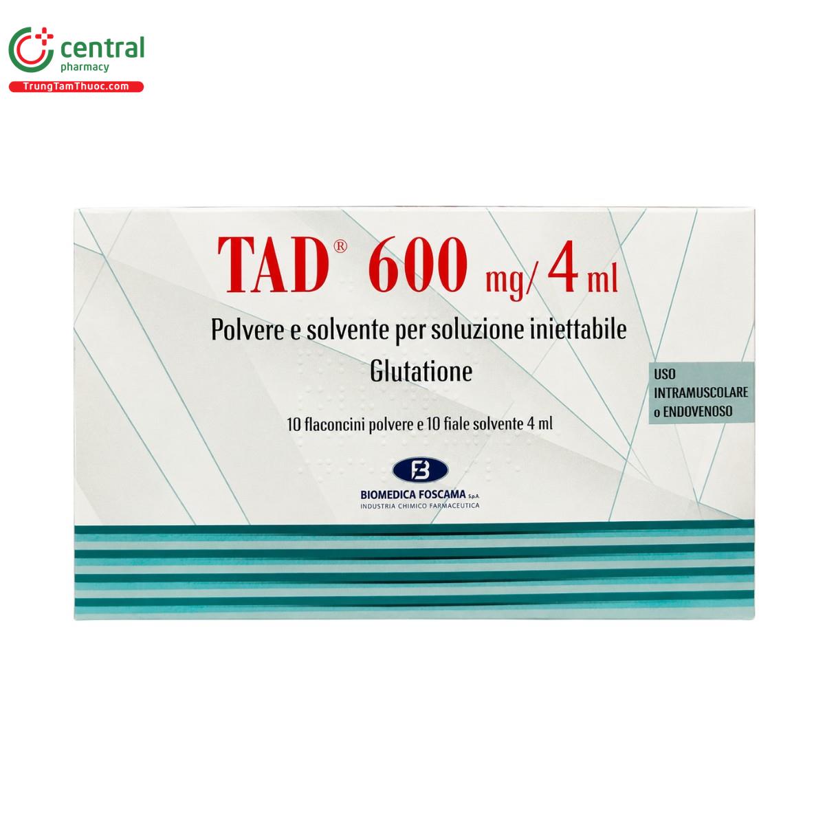 Thuốc TAD 600mg/4ml: Chỉ định và lưu ý sử dụng