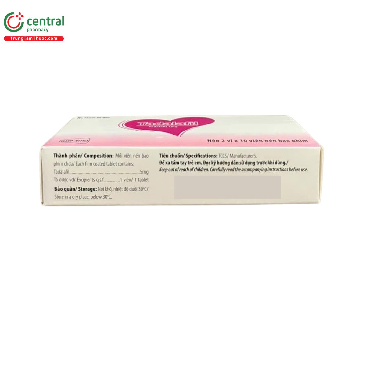 tadalafil 5mg hataphar 8 L4771