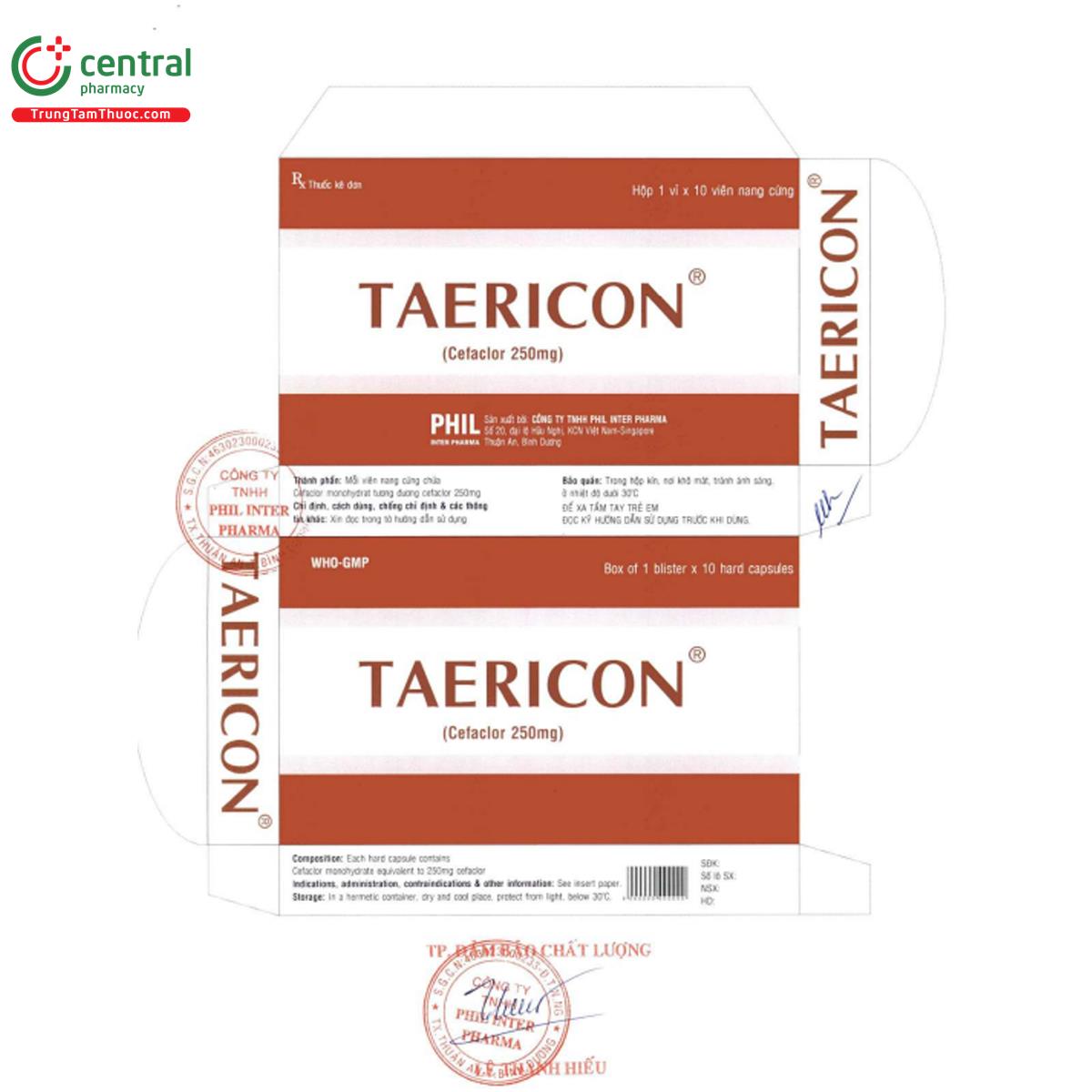 taericon 250mg 4 N5108 taericon 250mg 4 N5108