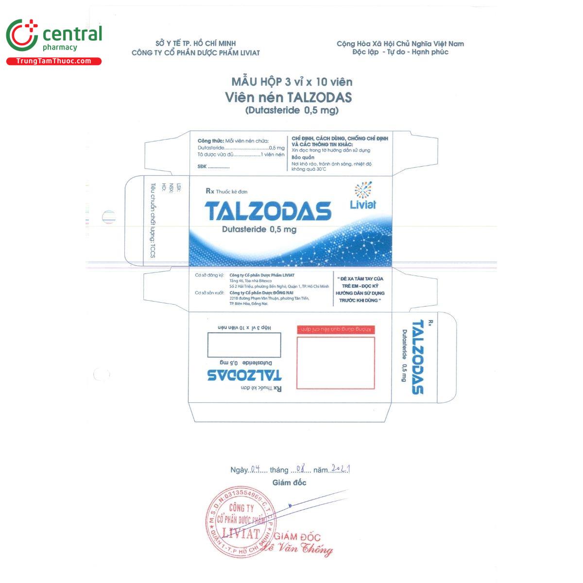 talzodas 0 5mg F2332