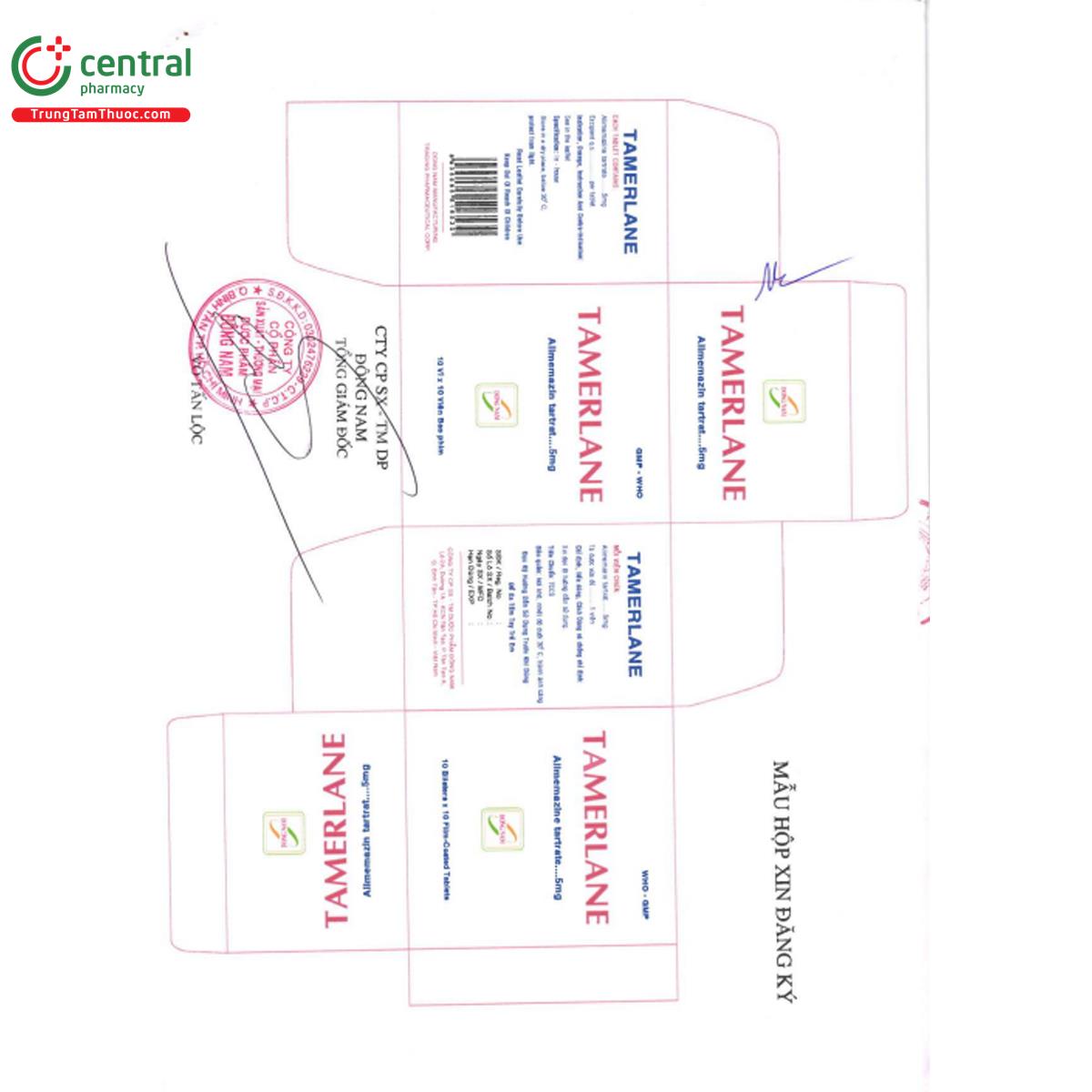 tamerlane 5mg 6 C1454 tamerlane 5mg 6 C1454