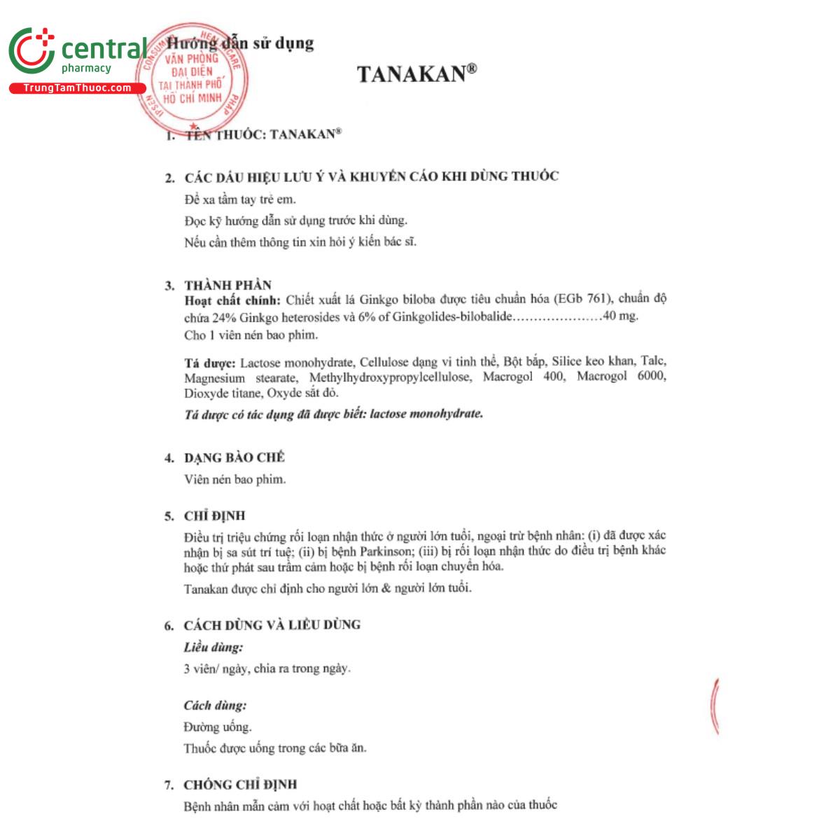 tanakan 40mg 12 F2266