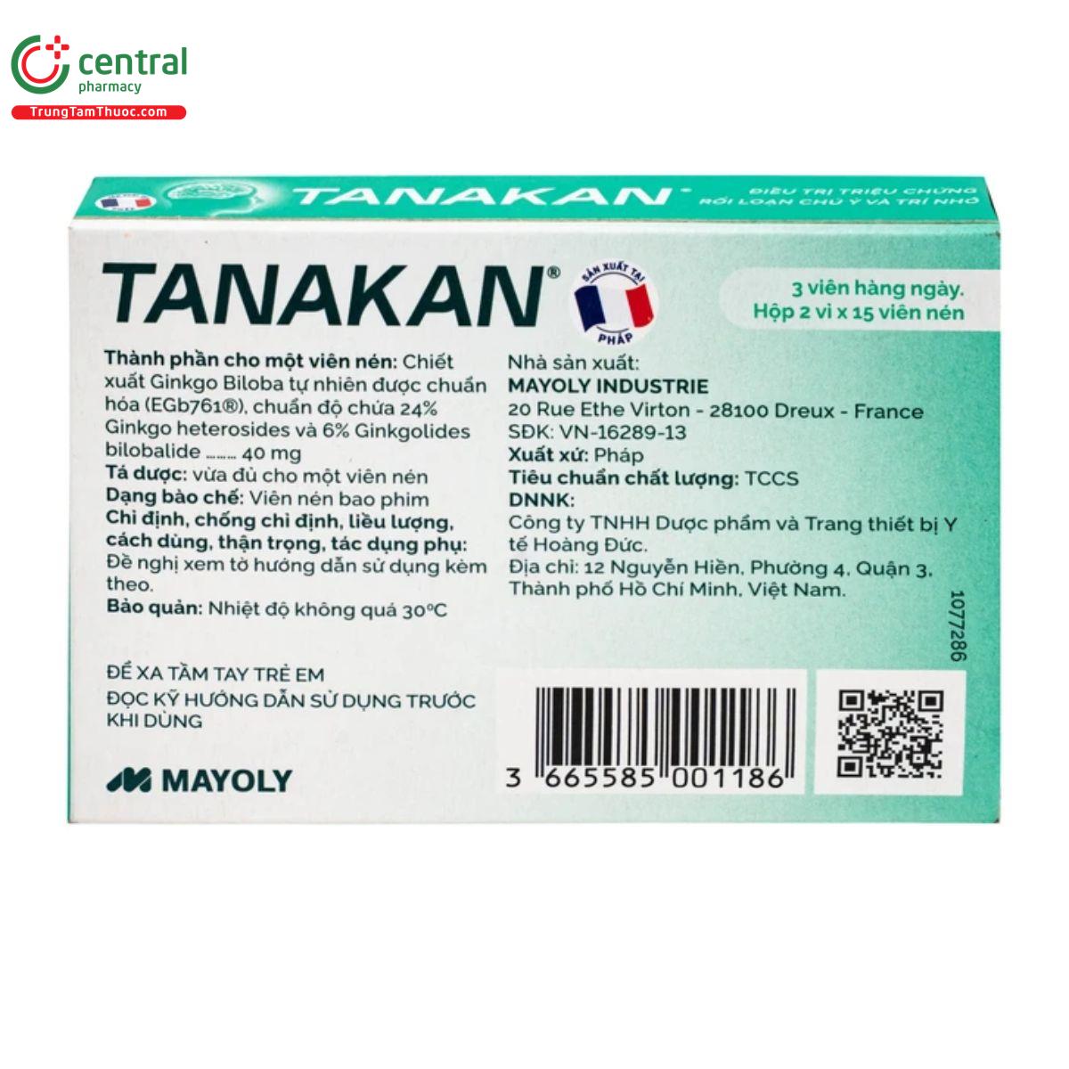 tanakan 40mg 4 T8402
