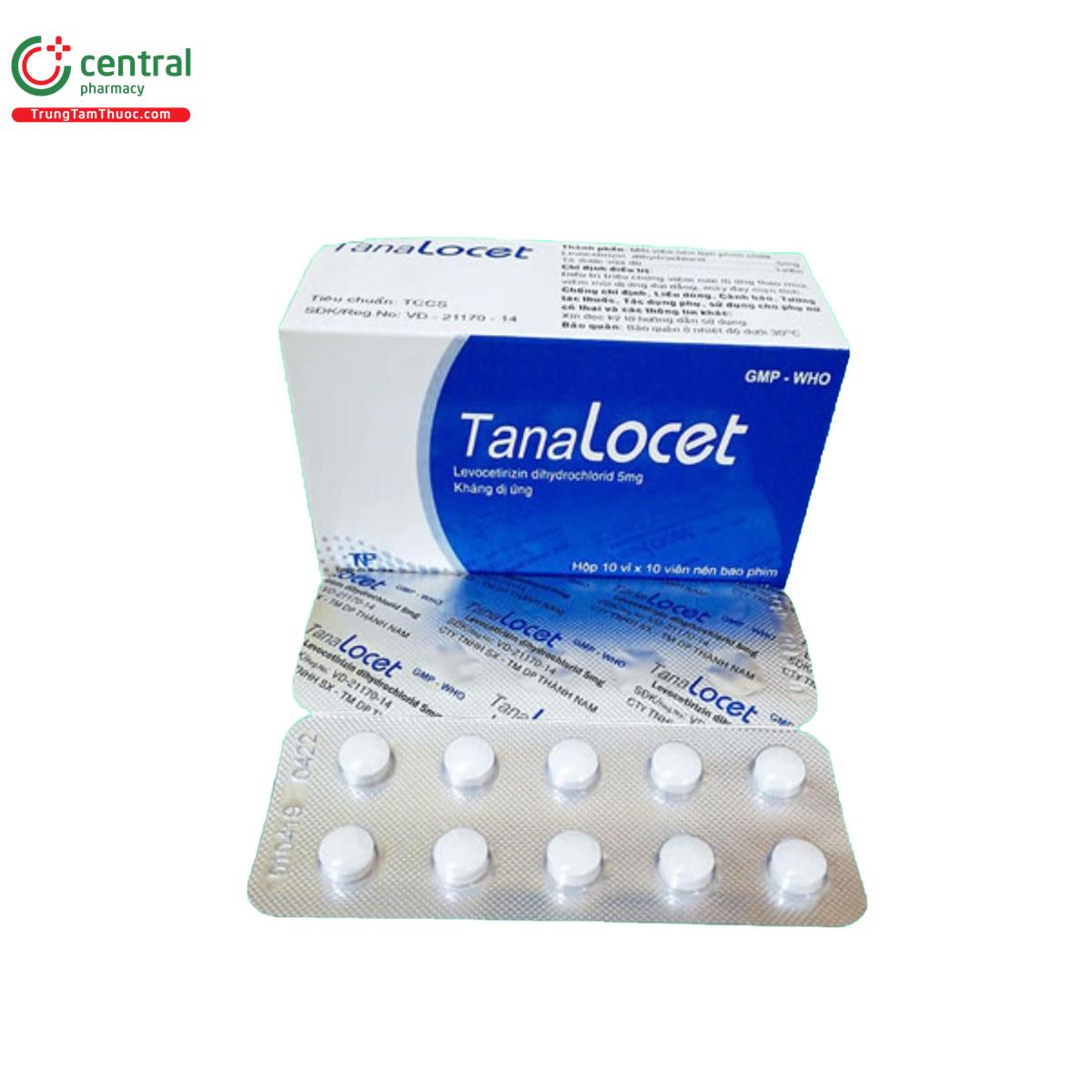 tanalocet 5mg 3 U8306