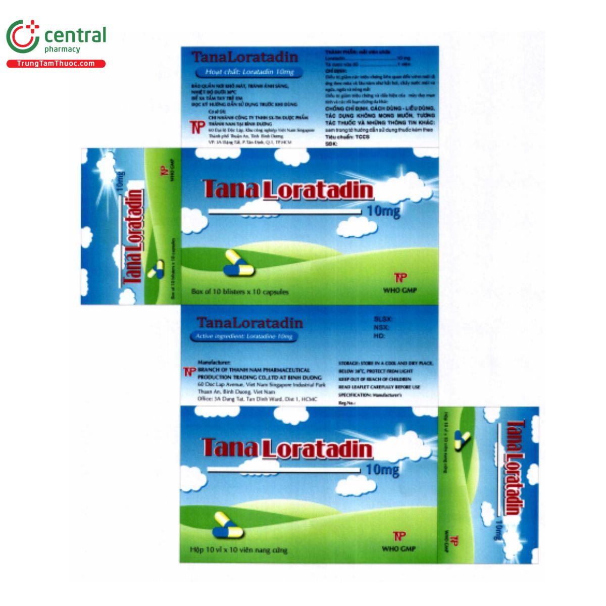 tanaloratadin 10mg 4 G2317