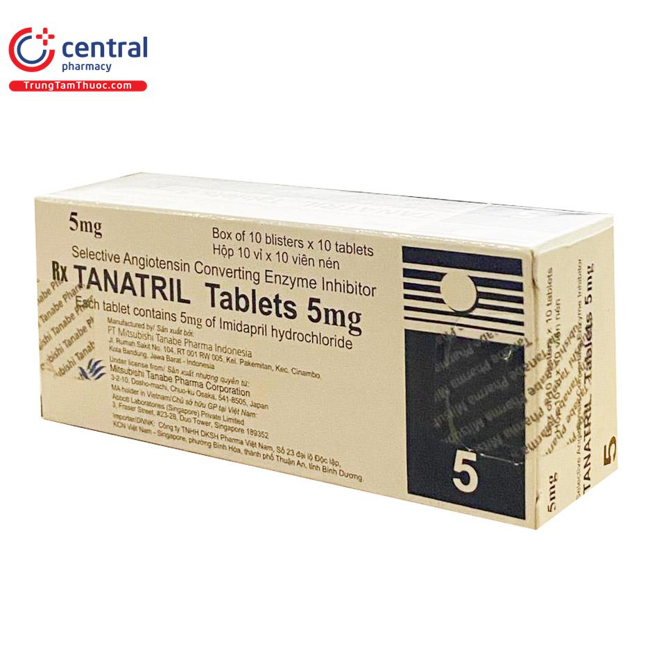 tanatril tablets 5mg 4 P6488