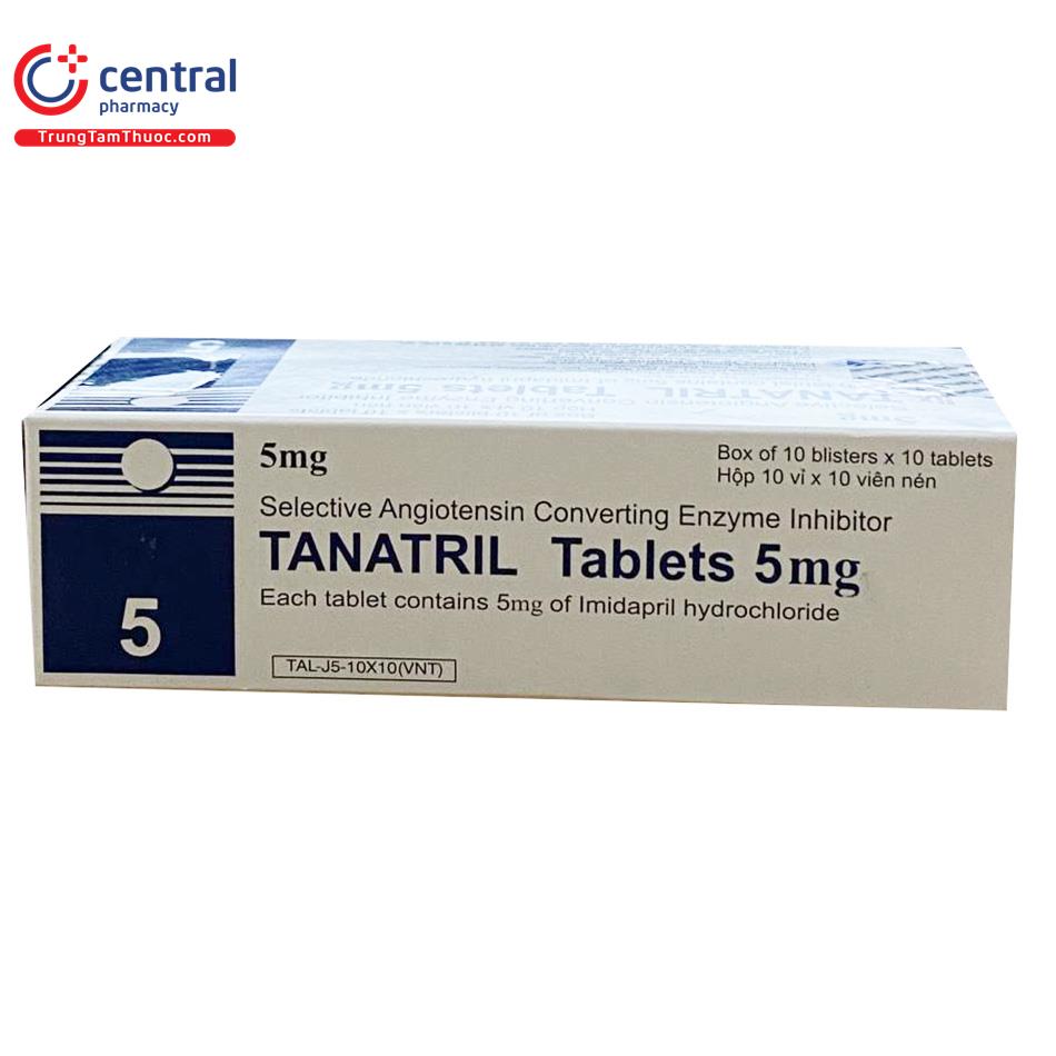 tanatril tablets 5mg 7 K4532