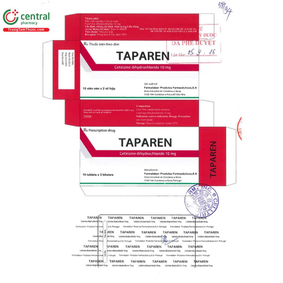 taparen 10mg 3 F2016 taparen 10mg 3 F2016