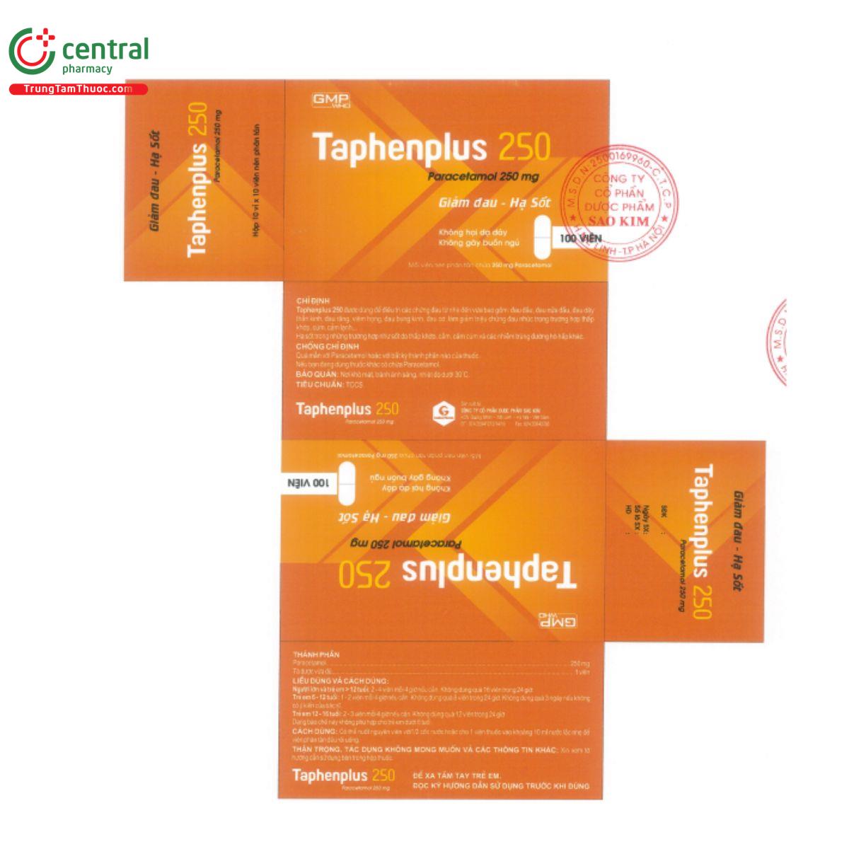 taphenplus 250mg 3 S7484 taphenplus 250mg 3 S7484
