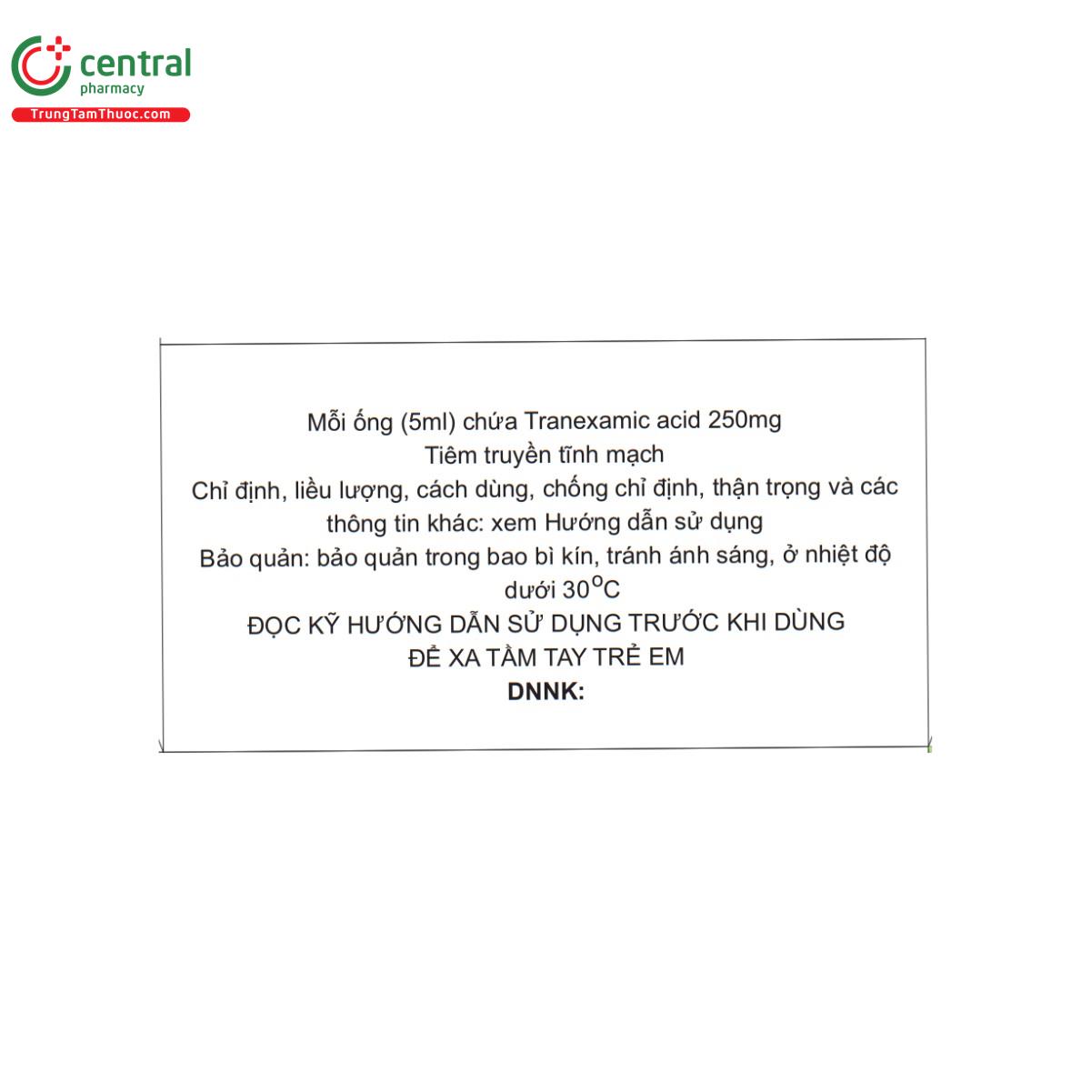 tarvisamin 250mg 5ml 3 F2665