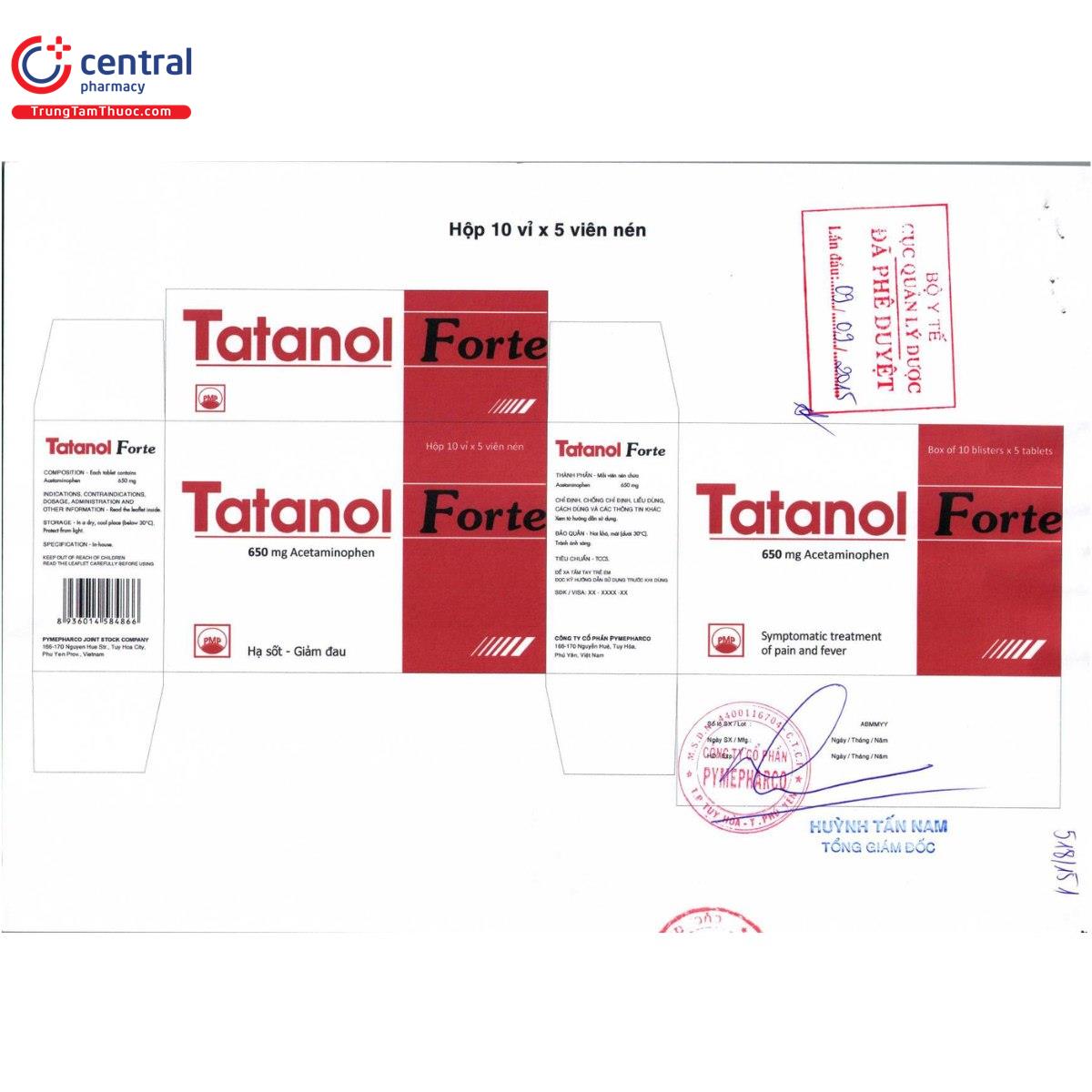 tatanol forte 650 5 V8150