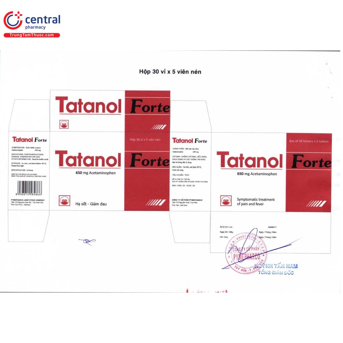 tatanol forte 650 7 G2303