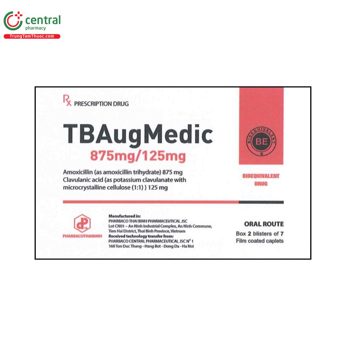 tbaugmedic 875mg 125mg 1 K4141